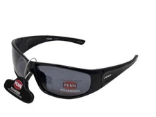 Penn Legion Polarized Angler Fishing Sport Wrap Around Sunglasses UVA/UVB Smoke