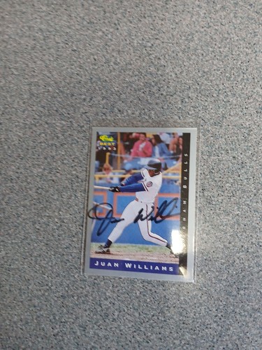 Juan Williams Signed In Person 1993 Classic Best Minor League Rookie Card