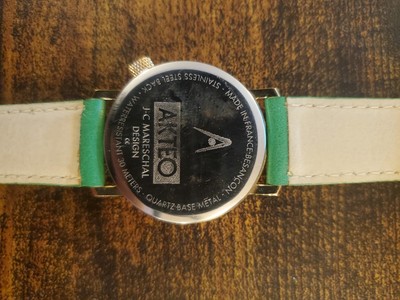 Silver Akteo Watch with Floral Dial Akteo watch - Gem main image 3