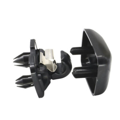 Pair For Audi A3 A4 A5 Q5 A7 B6 B7 Sun Visor Clip Black replacement 8U0857562A
