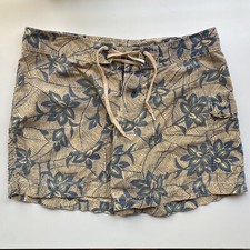 Vintage Gramicci Shorts Trunks Womens Large Floral Hiking USA Made Outdoors 34