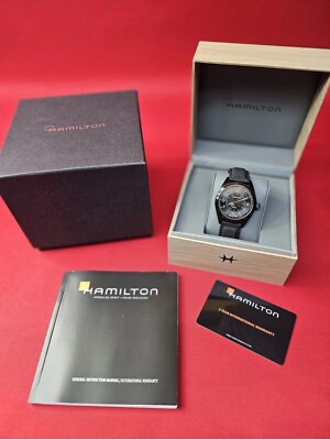  Reloj caballero Hamilton Khaki Field PVD Black Quartz