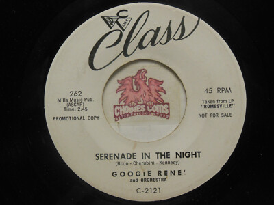 Promo! Googie René – Serenade In The Night / Caesar's Pad, 45 RPM VG ...
