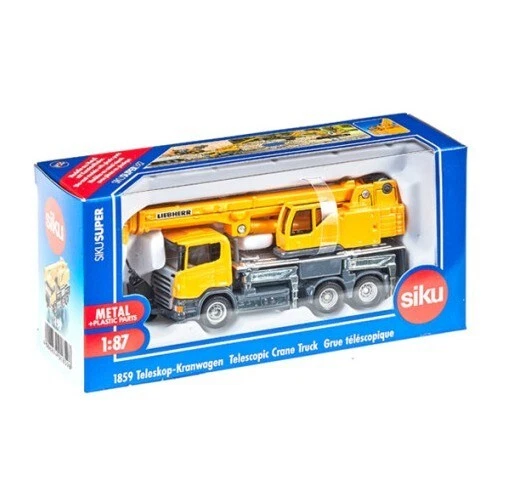SIKU 1:87 Grúa Telescópica Liebherr Diecast Modelo Coche Juguete SK1859 Foto 2 de 4