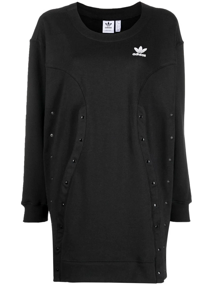 Adidas Originals Women's Always Original Sweatshirt Dress Black HF2081 g |  eBay