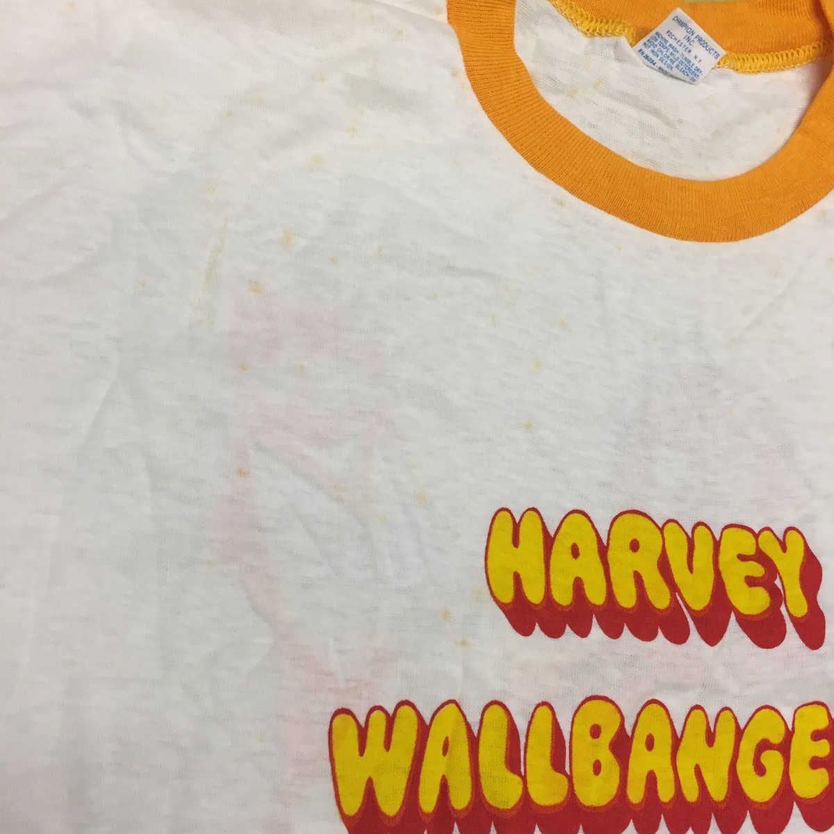 Vintage 1970s Harvey Wallbanger Champion White Yellow Cocktail