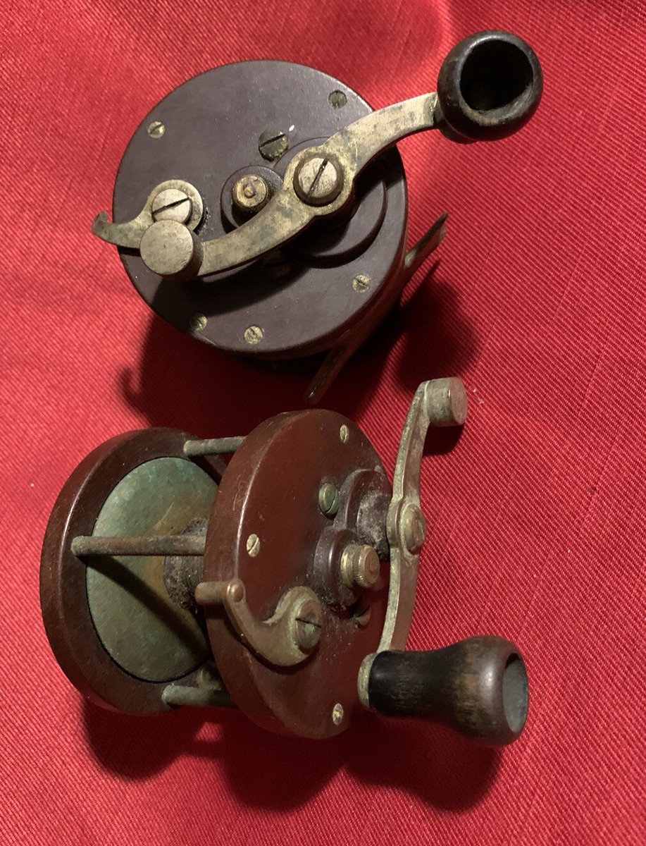 brigantine fishing reel for sale Fishing Reel - Pair (2) Vintage Ocean City Brigantine Saltwater