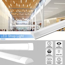 1/10 PCS LED Slim Ceiling Batten Light Daylight 60/90CM 4FT 6500K-Coolwhite A+++ — image 2