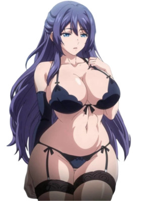 Rei Suzukawa Mankitsu Happening Waifu Weatherproof Anime Sticker 6'' Car Decal