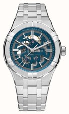 Maurice Lacroix Aikon Automatic Skeleton 42mm Blue Dial Watch AI6008-SS002-031-1