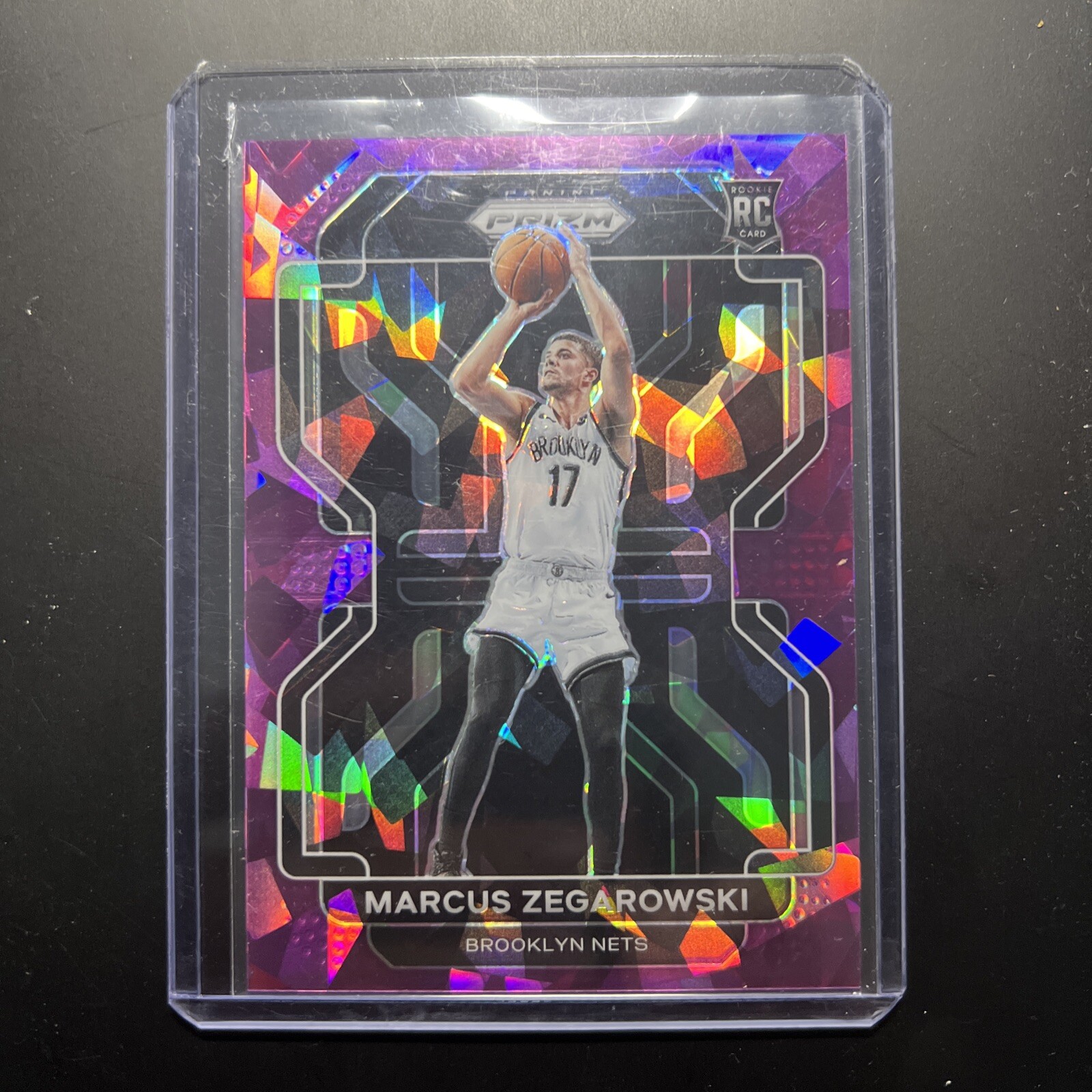 2021  Panini Prizm #300 Marcus Zegarowski Purple Ice 40 /149