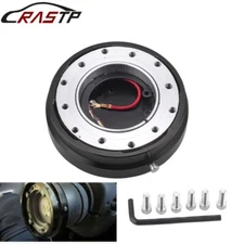 Universal Car Steering Wheel Quick Release Hub Racing Adapter Snap Off Boss Kit