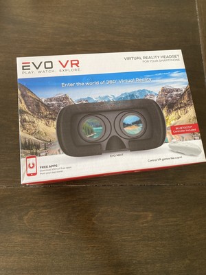 EVO VR Virtual Reality Starter Kit Bluetooth Smart Phone iPhone Android - NEW!