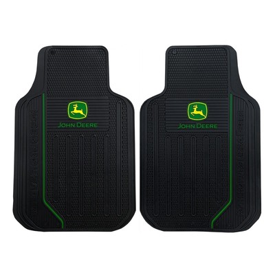 Plasticolor 001634R01 Floor Mat Elite Series Green John Deere 2 Piece
