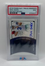MIKE WHITE 2018 PANINI NATIONAL TREASURES ROOKIE RPA JERSEY #RMS-MWH 43/99 PSA 9