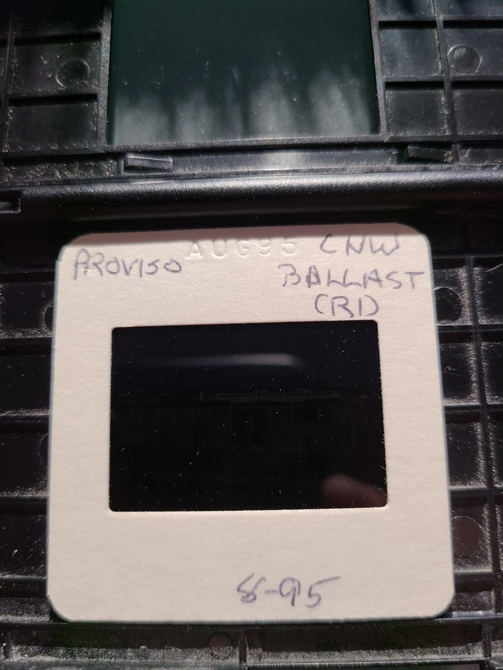 原装幻灯片芝加哥西北 CNW 791103 镇流器 Proviso ILL 8-95 (8R) — 第 2/2 张图片