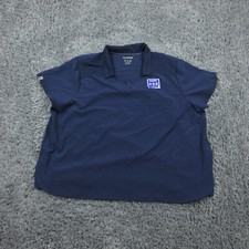 Scrubstar Scrub Top Womens XXXL Indigo Blue Performance Fit 4-Way Stretch 3XL