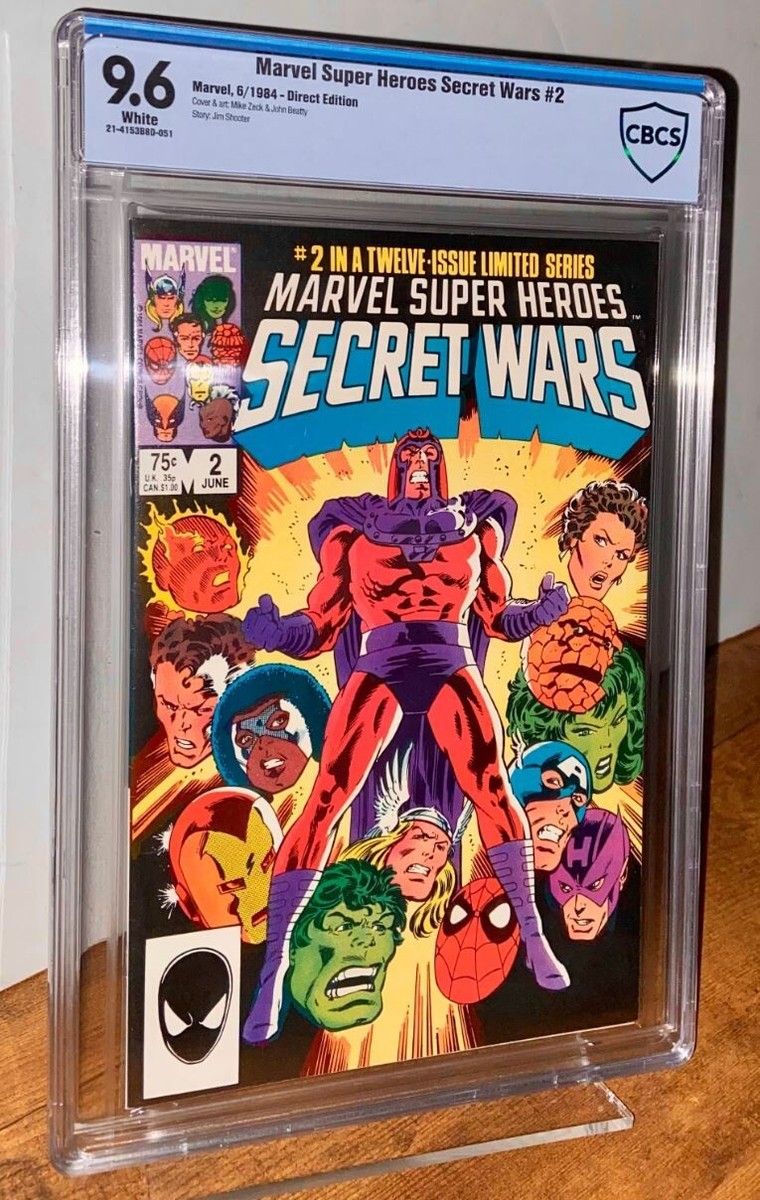 Marvel Super-Heroes Secret Wars #2 - Key Comic & Zeck Cover! CBCS 9.6 - New Slab | eBay Marvel Super-Heroes Secret Wars #2 - Key Comic & Zeck Cover! CBCS 9.6 - New Slab | eBay