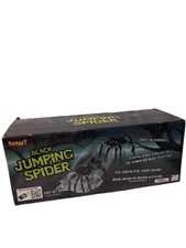 Spirit Halloween Black Jumping Spider Animated Motion Box Works