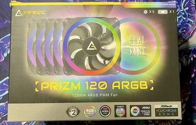 Antec Prizm 120 ARGB 5+C 5 in 1 pack with fan Controller !!Wie Neu!!!