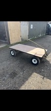 Vintage  Cart Barrow Trolley 4 Wheel ,Turn Table Steering