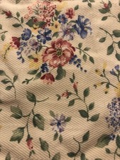 Longaberger Spring Floral Lined Fabric Valance 72" x 18"