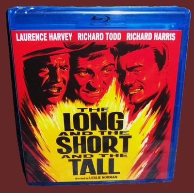 NEW RARE OOP KINO RICHARD HARRIS LONG AND SHORT AND THE TALL MOVIE BLU RAY 1961
