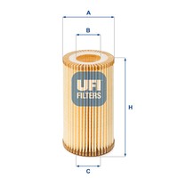 UFI 25.159.00 ÖLfilter FüR Dodge, Infiniti, Jeep, Land Rover, Mercedes-Benz