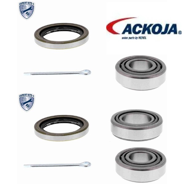 2X Radlagersatz Ackoja A70-0136 2 Radlager Satz Links Rechts Hinterachse-image