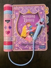 RARE - VTech Disney Princess Sleeping Beauty Magic Wand Book WORKS AWESOME