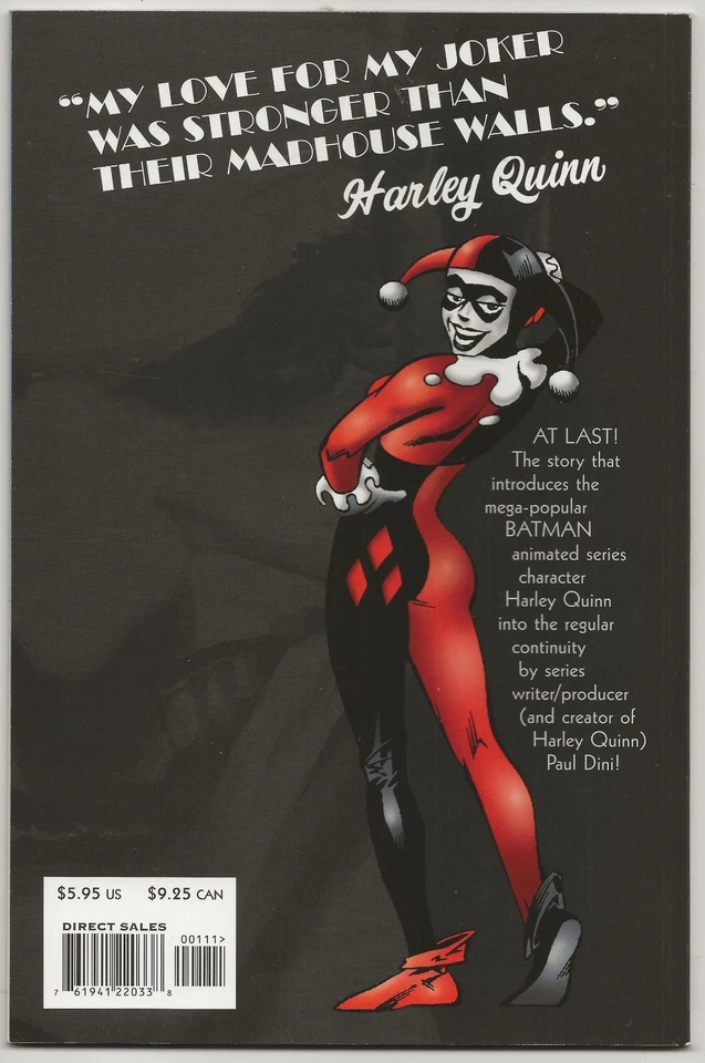 Batman: Harley Quinn #1 1999:  Alex Ross Cover; DC Continuity Debut; 1st print - Image 2 of 3