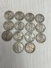 Lot Of 14 Walking Liberty Halves Mix Dates/Mints