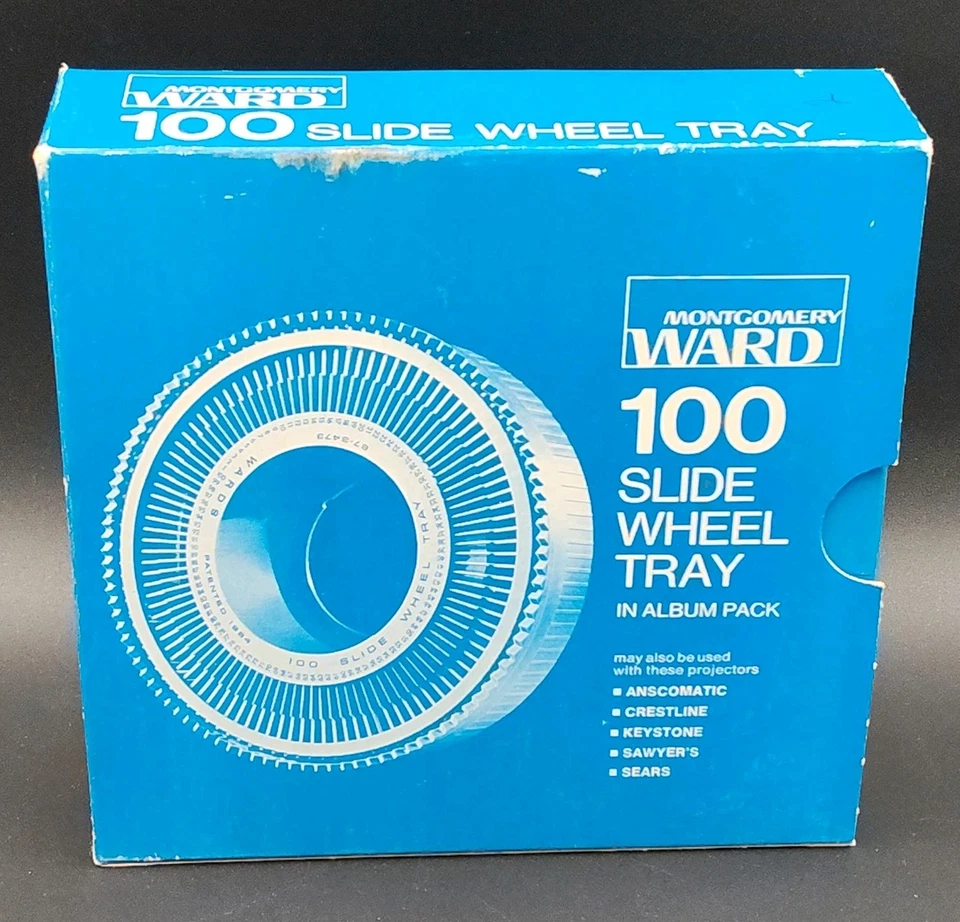 ✅SET-6 Montgomery Ward 100 Slide Wheel Tray Album Pack Carousel Vintage Orig📸👀 - Image 3 of 4