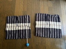 MUJI JAPAN 16”x16” CUSHION PILLOW COVER ( Auction For A Set Of 2 Covers Only )