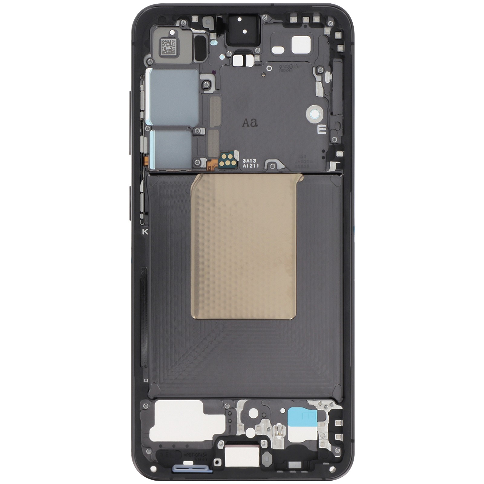 Coque centrale Galaxy S24 pour remplacer un cadre abîmé après une chute