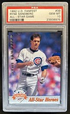 1992 Upper Deck All-Star FanFest Ryne Sandberg #39 Cubs PSA 10 GEM MINT