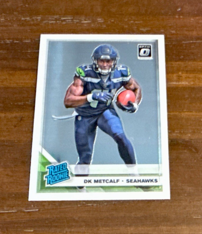 2019 Panini Donruss Optic Rated Rookie DK Metcalf #163