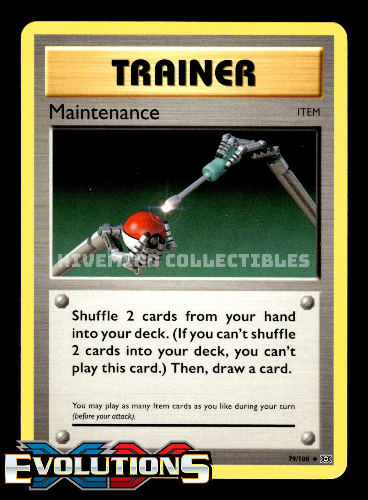 Maintenance 79/108 XY Evolutions Non Holo Pokemon Card