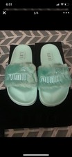 PUMA x Fenty Fur Slide Mint Size W6.5 Brand New