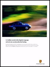 1999 1998 Porsche 911 Vintage Advertisement Print Art Car Ad J271