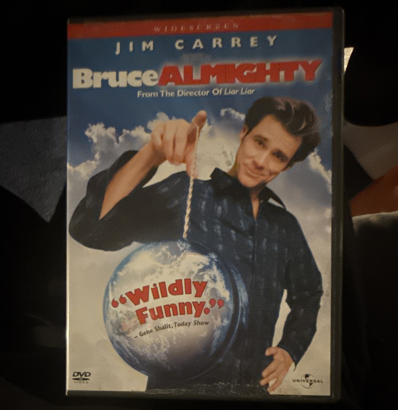Bruce Almighty Widescreen DVD Movie Tall/DVD Case w/ Jim Carrey Universal
