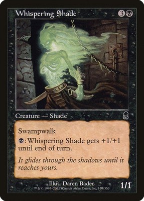 WHISPERING SHADE X 4 E/X+ ODYSSEY MAGIC THE GATHERING