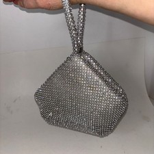 Women's Clutch Bag Triangle Rhinestones Bling Party Prom Wedding Evening Purse