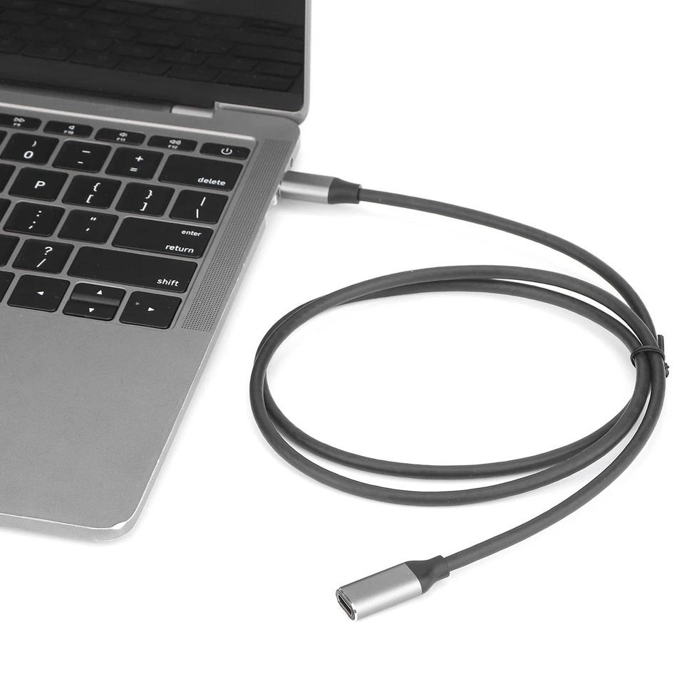 HD 4K USB 3.1 PD USB C Extension Cable Male To Female Type C Extender Cord 3A - Image 2 of 4