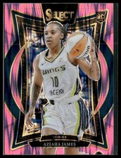 2025 Panini Select WNBA #76 Aziaha James Pink Flash Prizm Rookie (i22400)