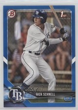 2018 Bowman Draft Blue 124/150 Nick Schnell #BD-44 00a4