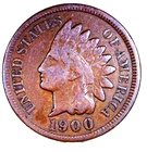 1900 Indian Head Penny.....   Nice Detailed Coin.....  5-7-10