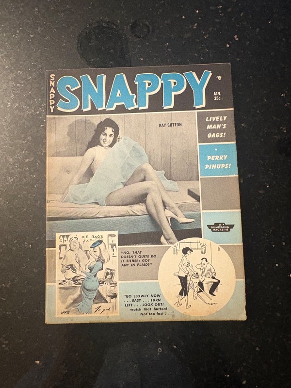 SNAPPY-Humorama-JAN  '61-Dave Berg-Bill Ward-Wenzel-7 PGS OF DIANE WEBBER!!-VG