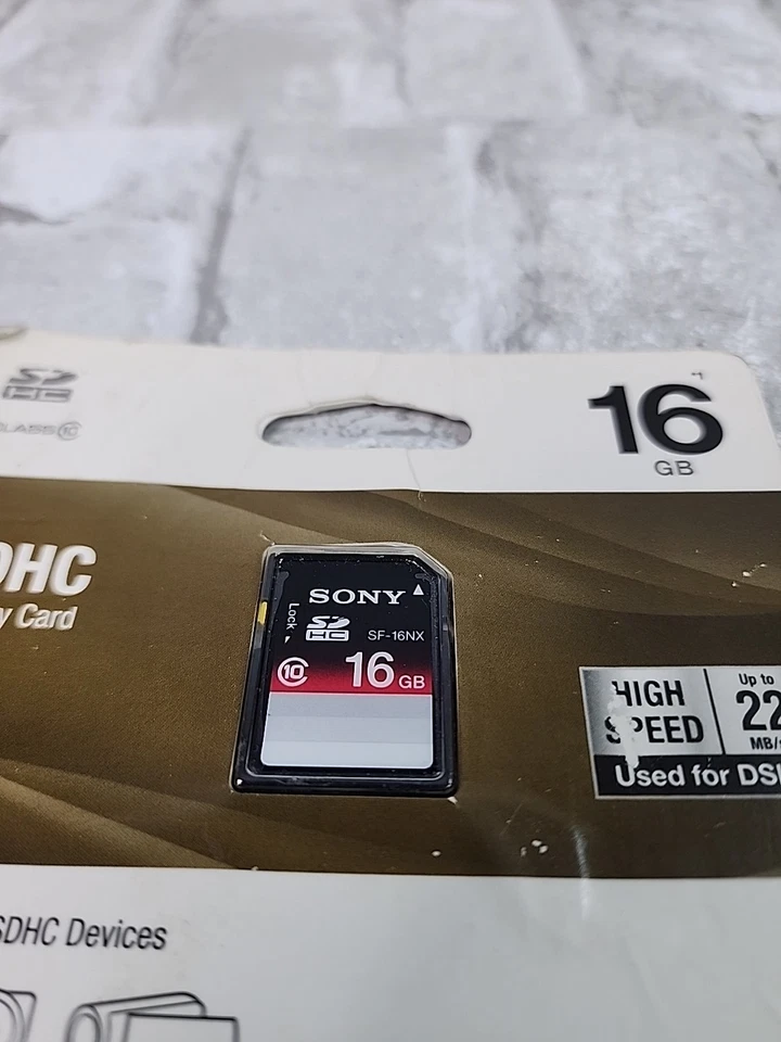 Sony 16GB SDHC/SDXC Class 10 Memory Card SF-16NX/TQ3 Brand New - Image 2 of 4