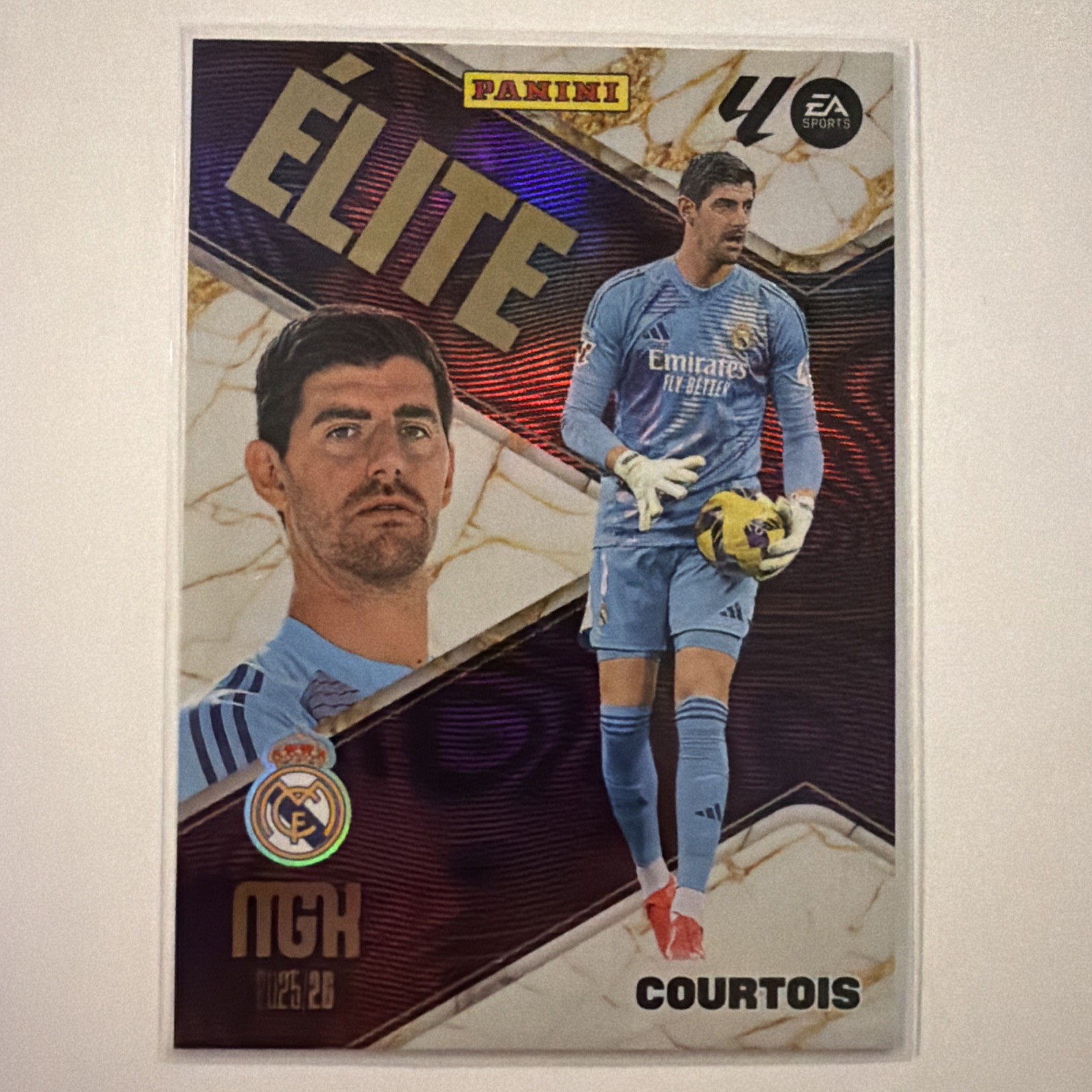 Courtois 2025-26 Panini Megacracks Elite Real Madrid CF #3 MGK
